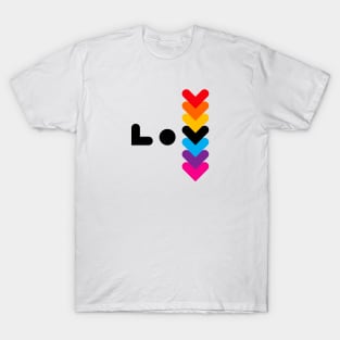 LOV design, rainbow version T-Shirt